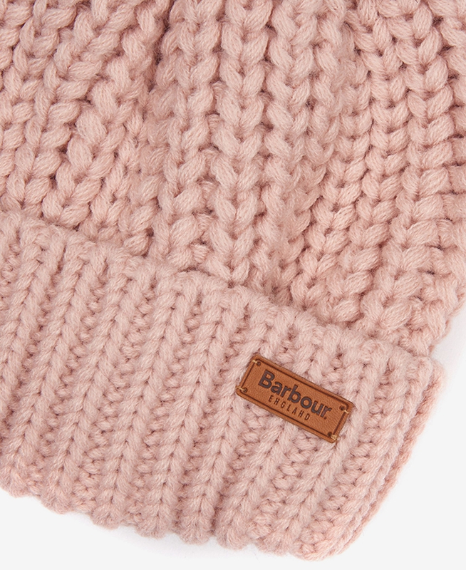 Barbour Beanie Saltburn Női Kalap Rózsaszín | 681093-GXM