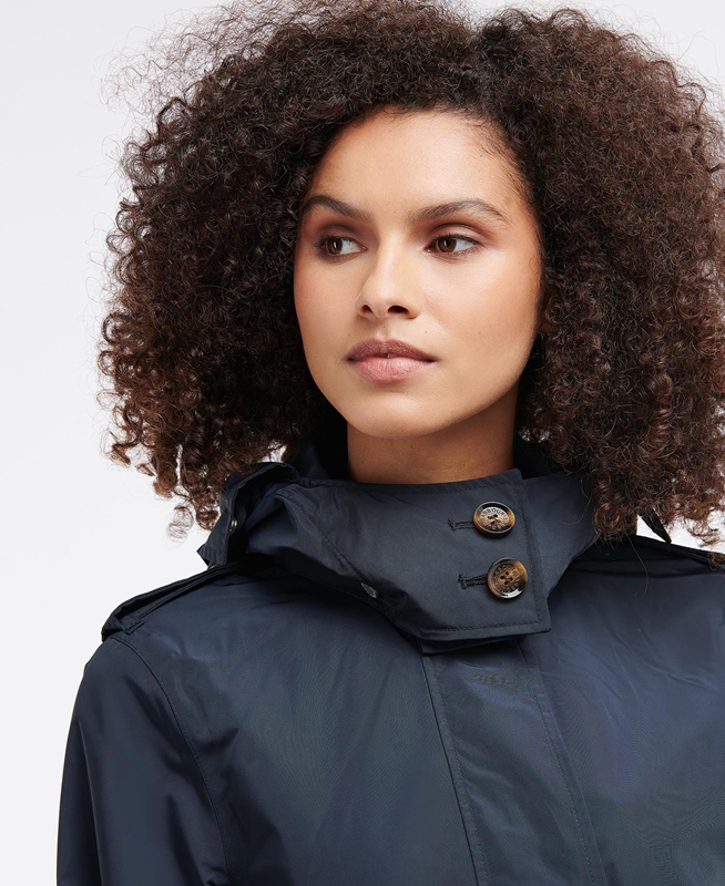 Barbour Beatrice Női Vízálló Kabát Sötétkék | 618403-IMR