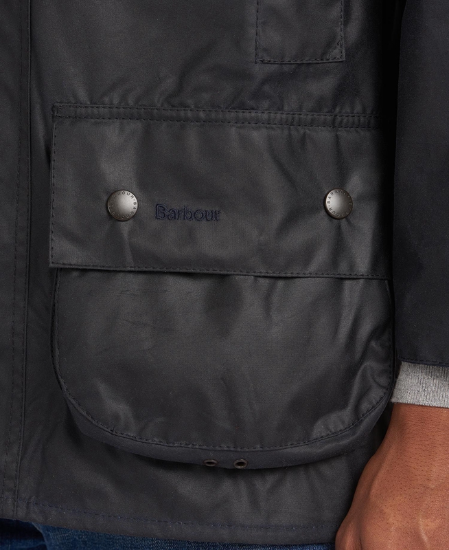 Barbour Beaufort® Férfi Viaszos Kabát Fekete | 896510-ZMG