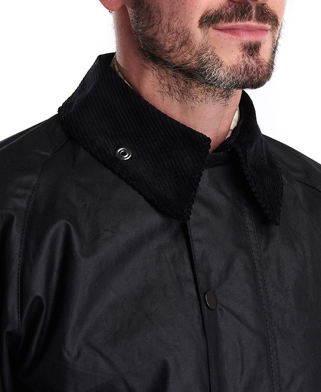 Barbour Beaufort® Férfi Viaszos Kabát Fekete | 928613-NBQ