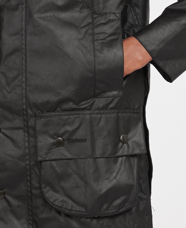 Barbour Beaufort® Férfi Viaszos Kabát Fekete | 928613-NBQ