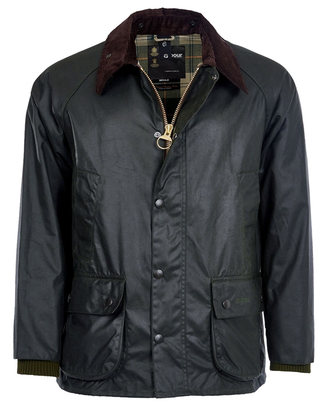 Barbour Bedale® Férfi Viaszos Kabát Fekete | 578140-BPL