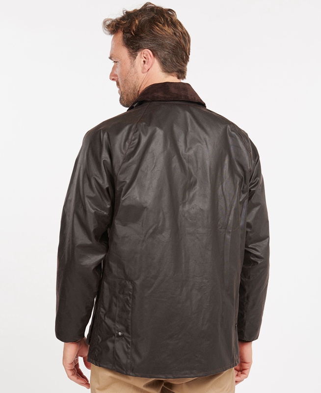 Barbour Bedale® Férfi Viaszos Kabát Kávé | 176390-JEV