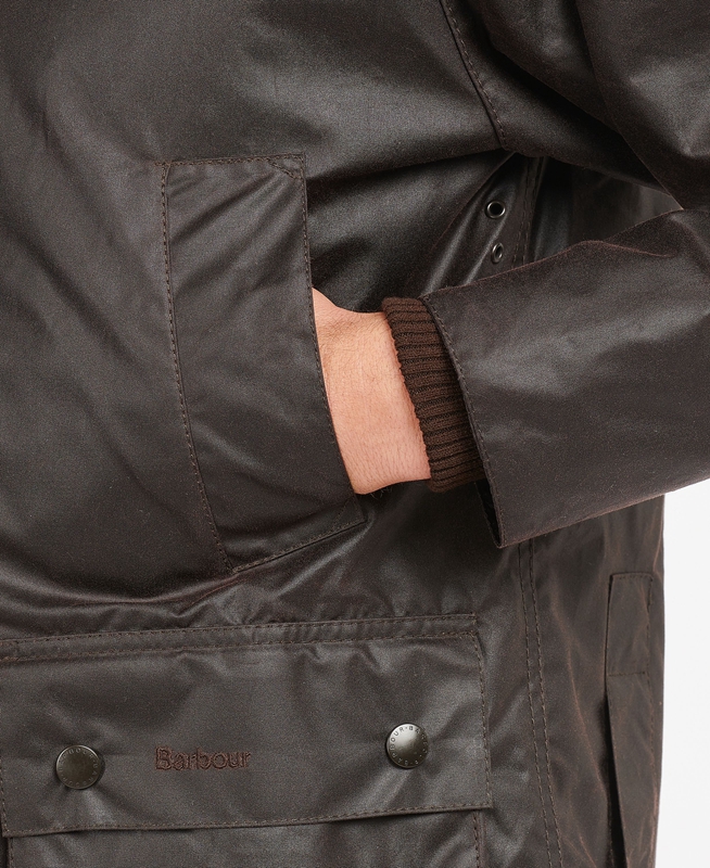 Barbour Bedale® Férfi Viaszos Kabát Kávé | 176390-JEV