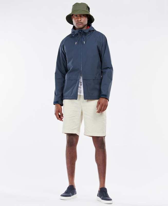 Barbour Begral Showerproof Férfi Alkalmi Dzsekik Sötétkék | 589432-LXB