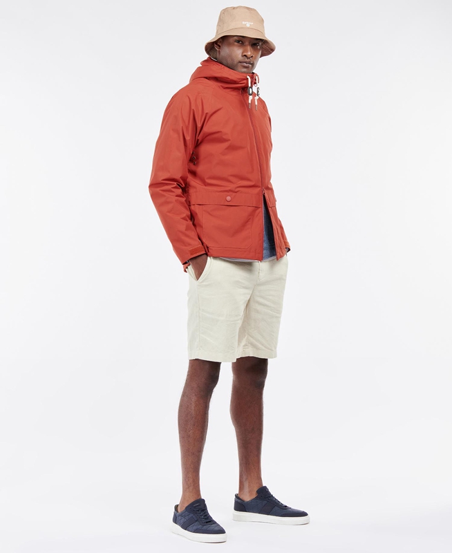 Barbour Begral Showerproof Férfi Alkalmi Dzsekik Piros | 706891-NXC