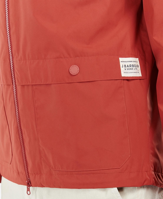 Barbour Begral Showerproof Férfi Alkalmi Dzsekik Piros | 706891-NXC