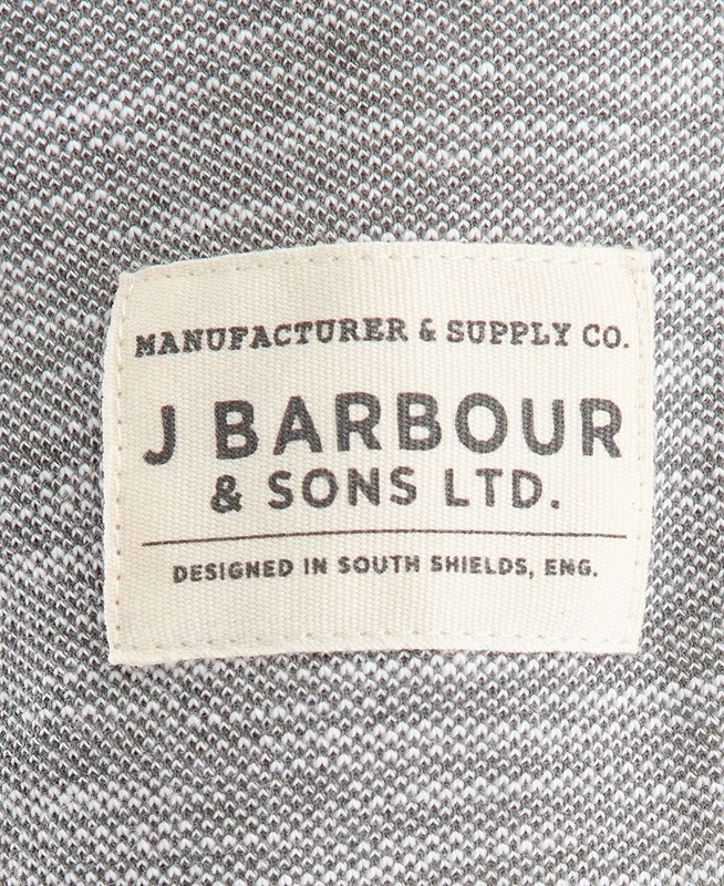 Barbour Belgrave Sport Neck Férfi Póló Szürke | 264715-GXJ