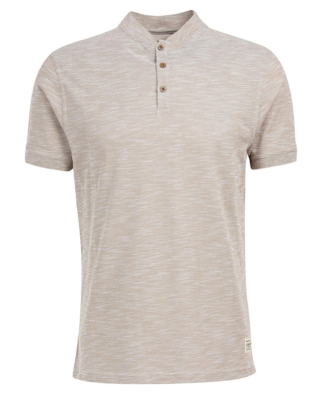 Barbour Belgrave Sport Neck Férfi Póló Szürke | 814367-VYC