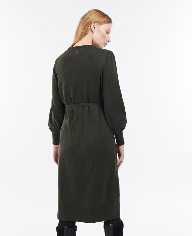 Barbour Birch Női Ruha Olivazöld | 785302-GWD