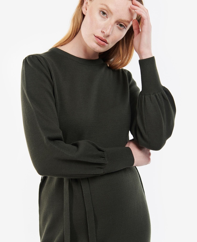 Barbour Birch Női Ruha Olivazöld | 785302-GWD