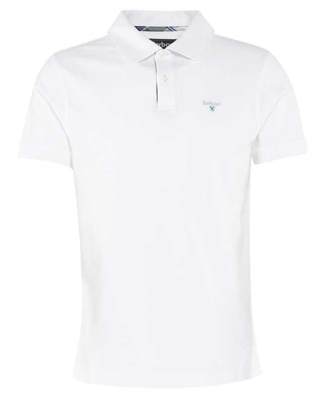 Barbour Birkhill Férfi Póló Fehér | 019286-OQE