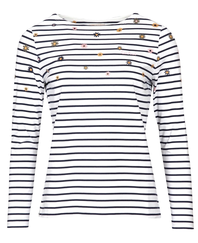 Barbour Bradley Print Top Női Póló Színes | 416923-HVJ