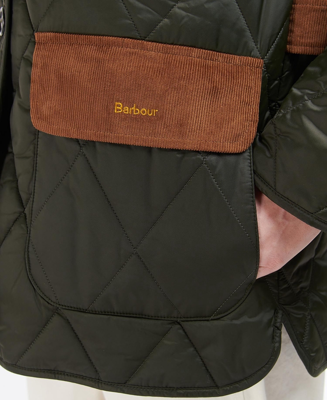 Barbour Bragar Női Vattázott Kabát Olivazöld | 875104-LDX