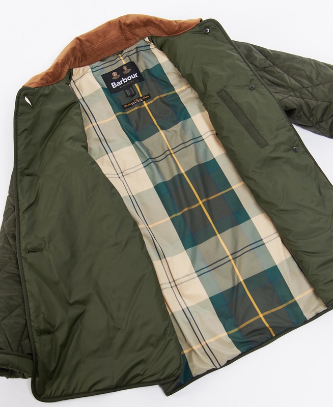 Barbour Bragar Női Vattázott Kabát Olivazöld | 875104-LDX
