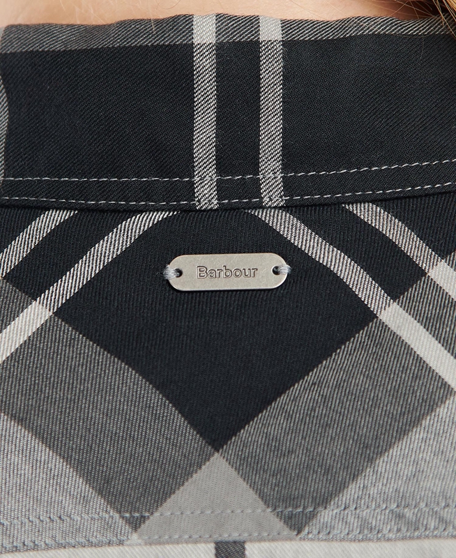 Barbour Bredon Női Ingek Fekete Szürke | 743169-QNI