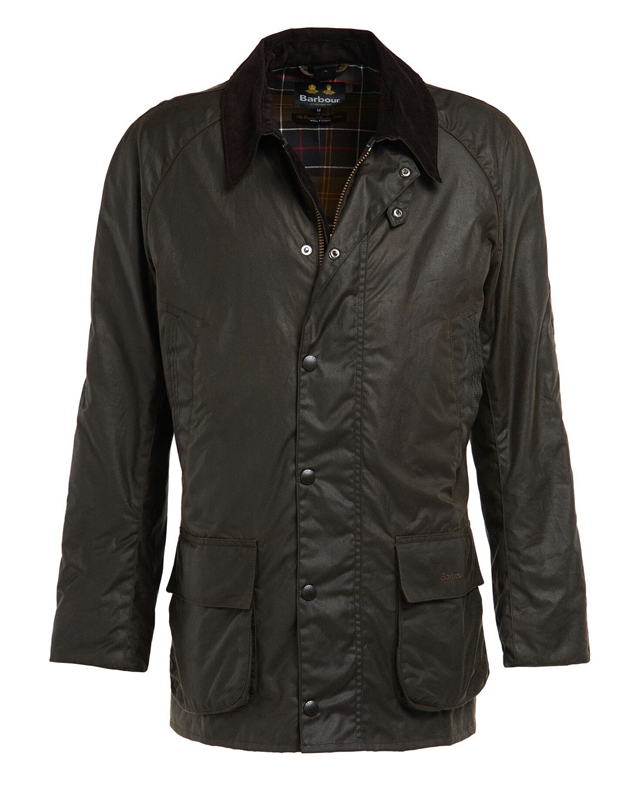 Barbour Bristol Férfi Viaszos Kabát Olivazöld | 526089-TOH