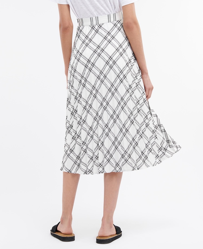 Barbour Brook Női Ruha Fehér | 368457-PMI