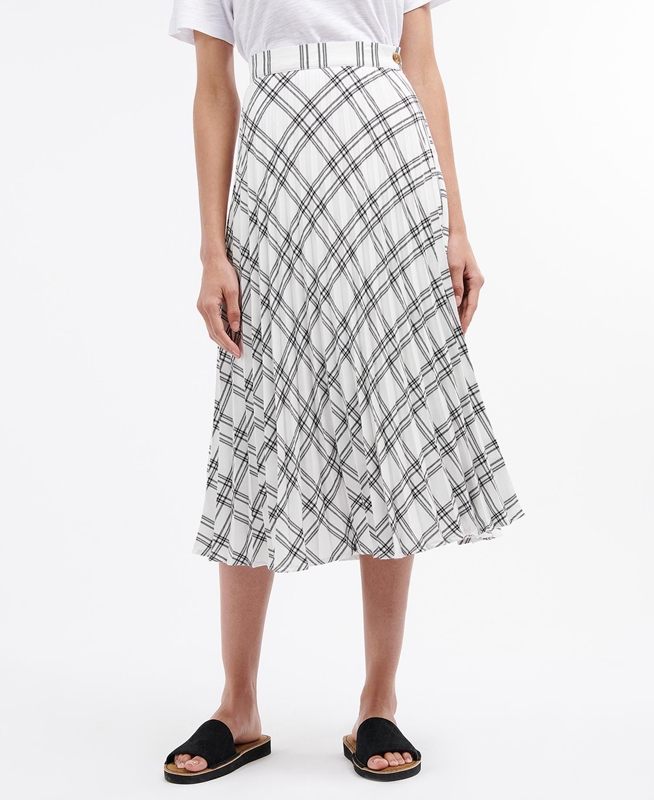 Barbour Brook Női Ruha Fehér | 368457-PMI