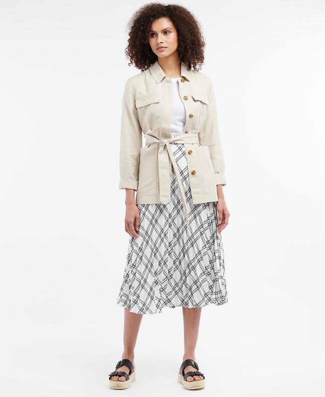 Barbour Brook Overshirt Női Ingek Szürke | 690254-GWP