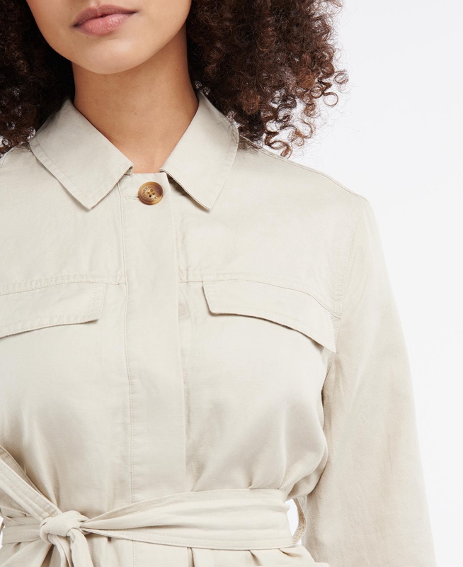 Barbour Brook Overshirt Női Ingek Szürke | 690254-GWP