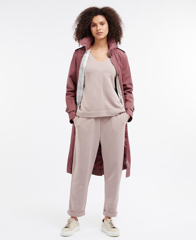 Barbour Camilla Női Vízálló Kabát Rózsaszín | 791682-LHM