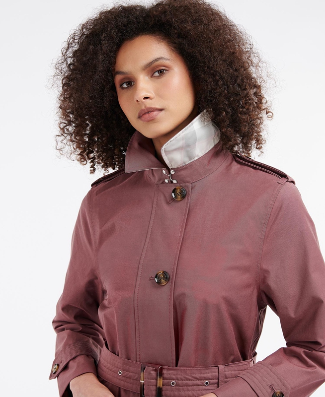 Barbour Camilla Női Vízálló Kabát Rózsaszín | 791682-LHM