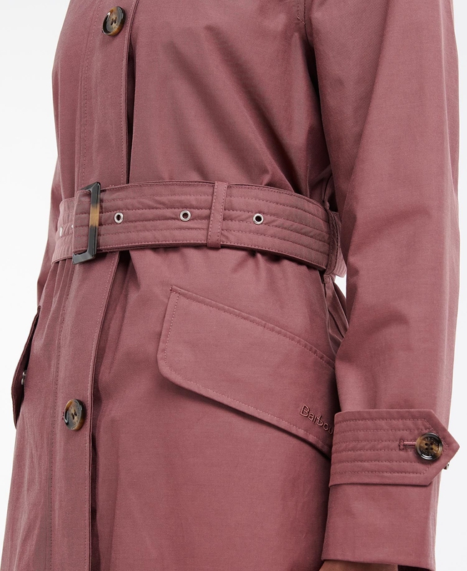 Barbour Camilla Női Vízálló Kabát Rózsaszín | 791682-LHM