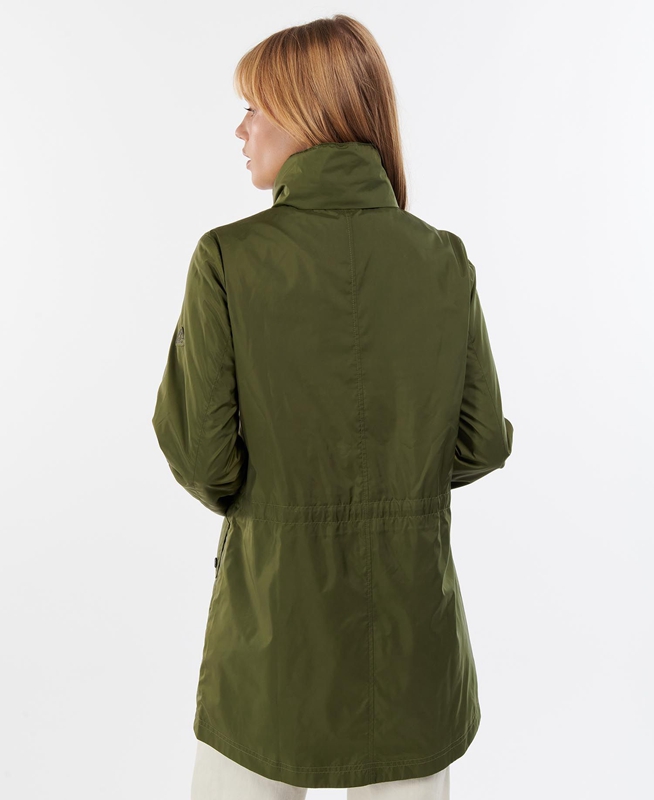 Barbour Campion Showerproof Női Alkalmi Dzsekik Zöld | 159038-HYI