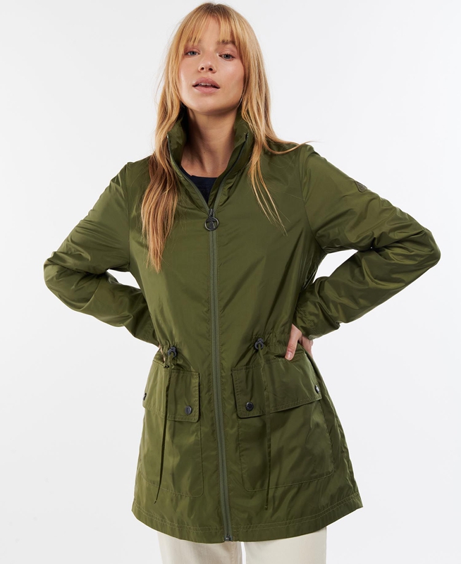 Barbour Campion Showerproof Női Alkalmi Dzsekik Zöld | 159038-HYI