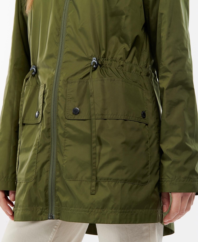Barbour Campion Showerproof Női Alkalmi Dzsekik Zöld | 159038-HYI
