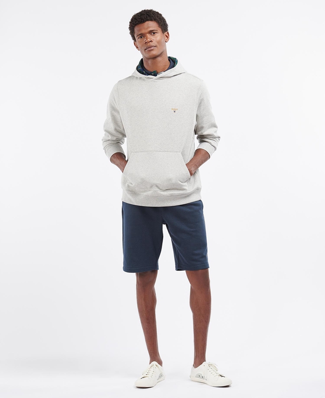 Barbour Campus Hoodie Férfi Pulóverek Szürke | 417839-JFA
