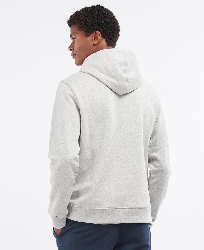 Barbour Campus Hoodie Férfi Pulóverek Szürke | 417839-JFA
