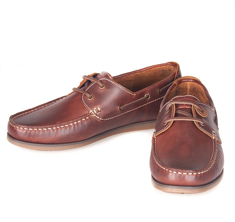 Barbour Capstan Férfi Vitorlás Cipő Barna | 249675-UQX