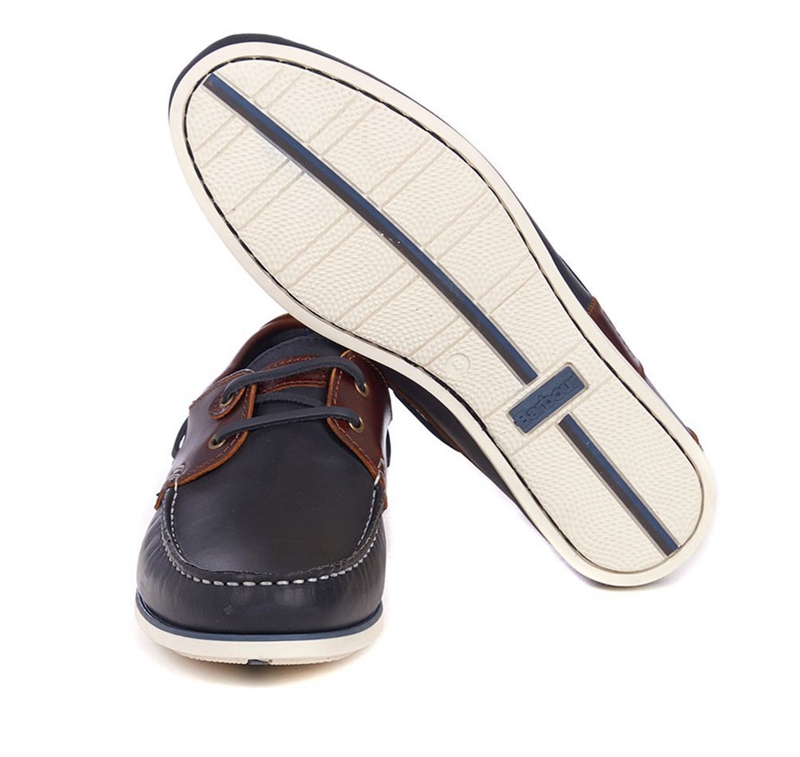 Barbour Capstan Férfi Vitorlás Cipő Sötétkék | 568371-PZS