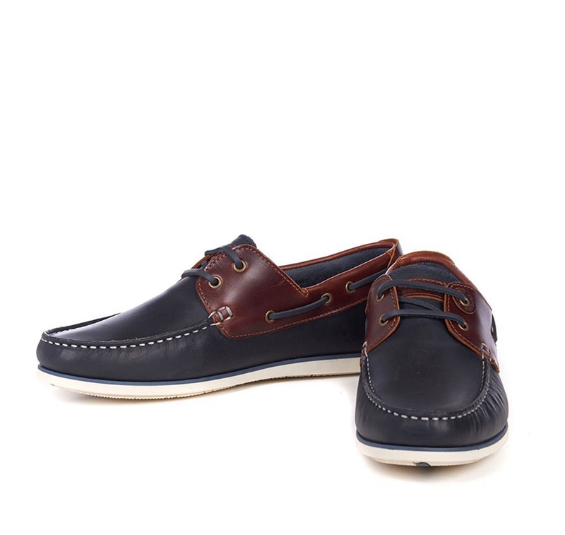 Barbour Capstan Férfi Vitorlás Cipő Sötétkék | 568371-PZS