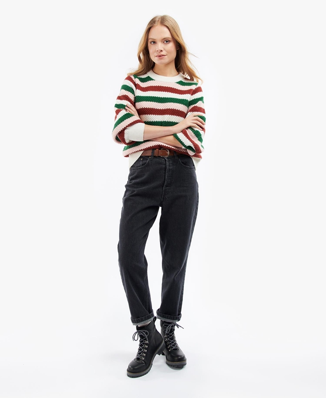 Barbour Cassley Knit Női Pulóverek Színes | 850127-URW