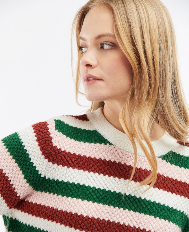 Barbour Cassley Knit Női Pulóverek Színes | 850127-URW