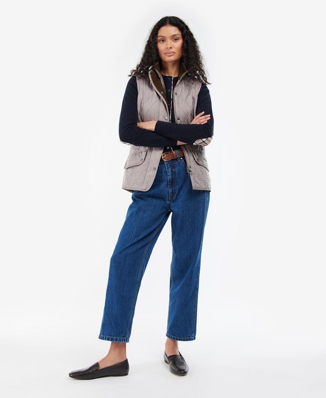 Barbour Cavalry Női Mellény Szürke | 963847-RDV