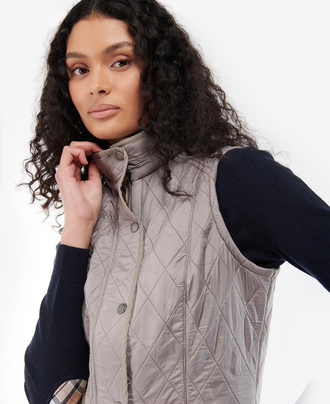 Barbour Cavalry Női Mellény Szürke | 963847-RDV
