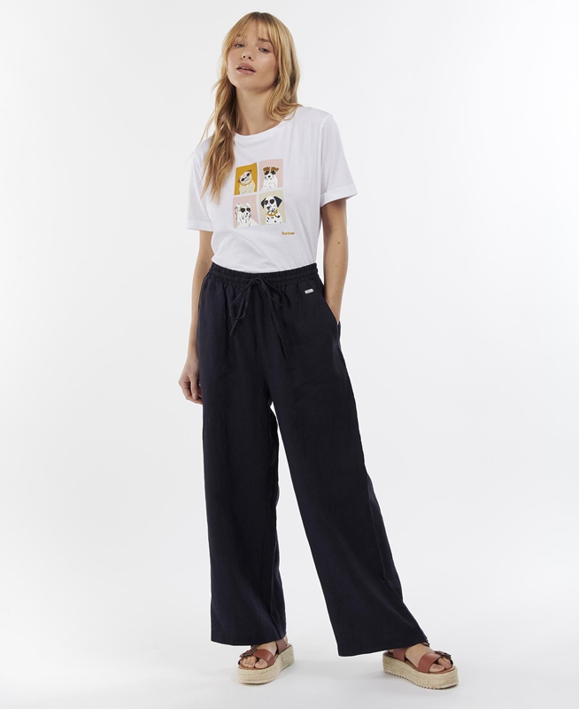 Barbour Cherbury Trousers Női Nadrág Kék | 109624-VRP