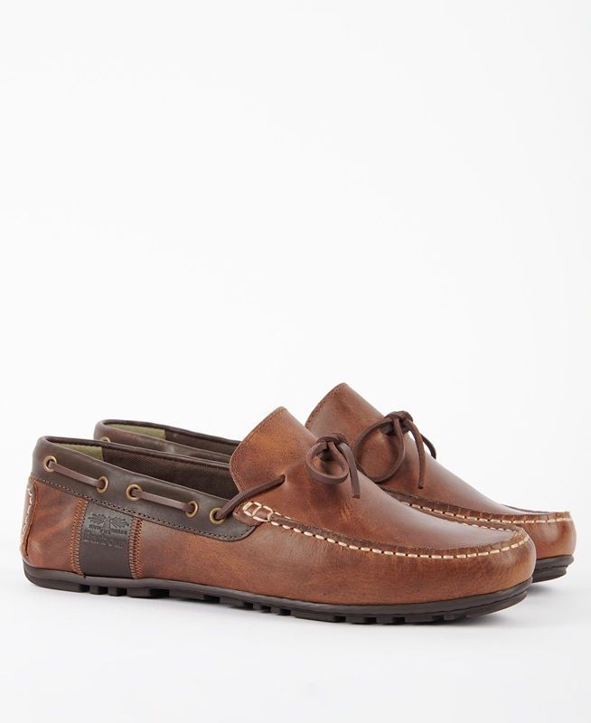Barbour Clark Férfi Loafer Cipő Barna | 508469-MBO