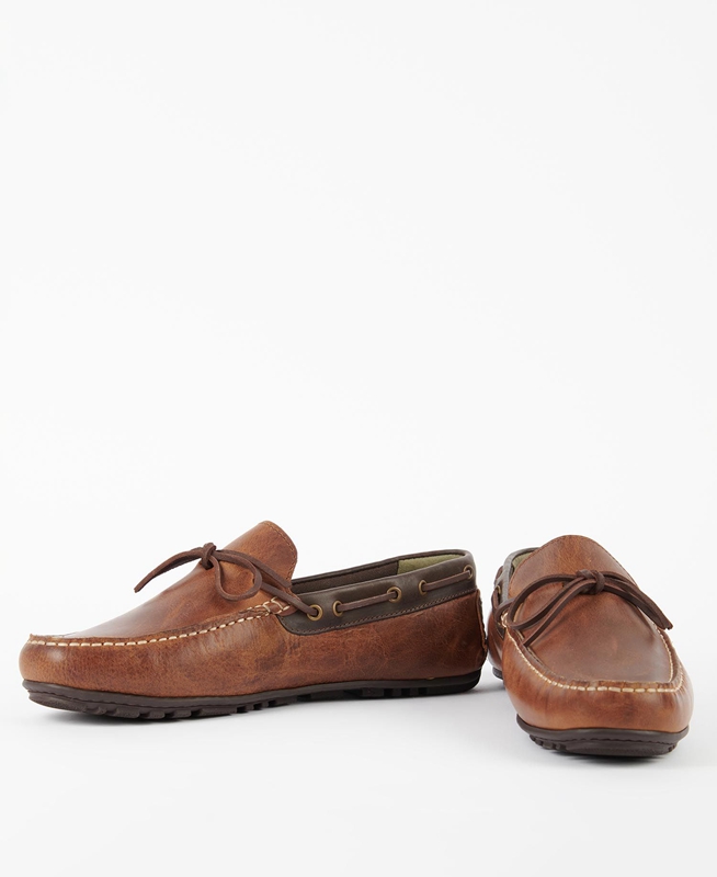 Barbour Clark Férfi Loafer Cipő Barna | 508469-MBO