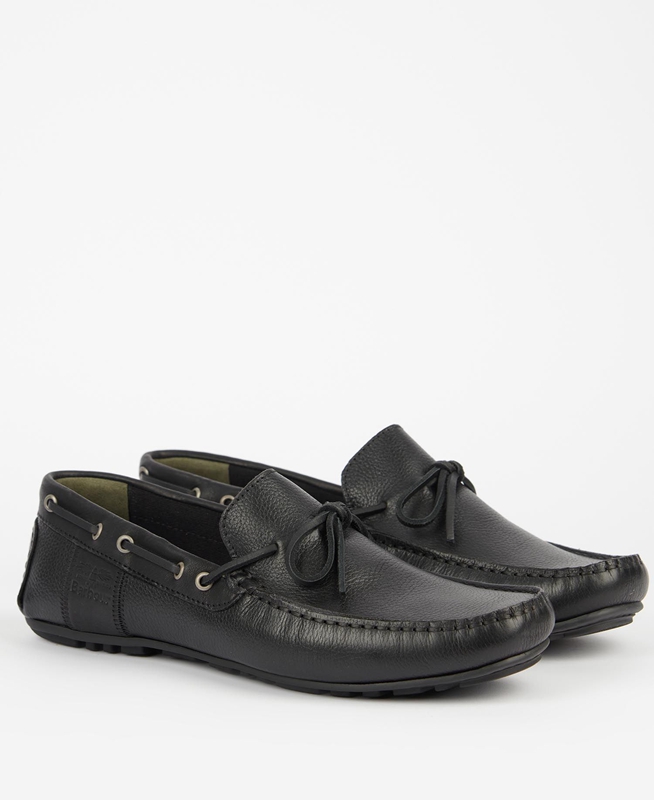 Barbour Clark Férfi Loafer Cipő Fekete | 548602-UNB