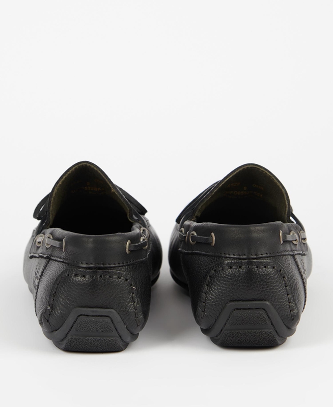 Barbour Clark Férfi Loafer Cipő Fekete | 548602-UNB