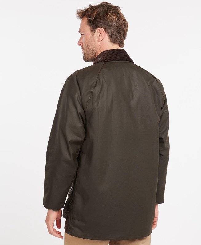 Barbour Classic Beaufort® Férfi Viaszos Kabát Olivazöld | 256714-FRL