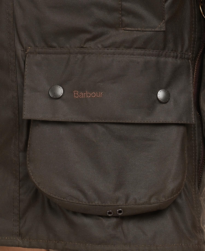 Barbour Classic Beaufort® Férfi Viaszos Kabát Olivazöld | 256714-FRL