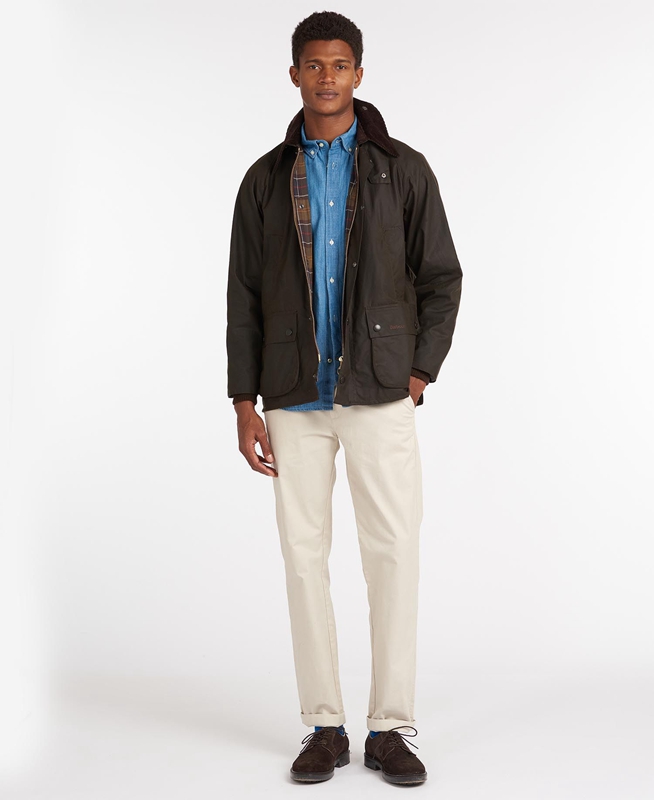 Barbour Classic Bedale® Férfi Viaszos Kabát Fekete | 914738-PXU