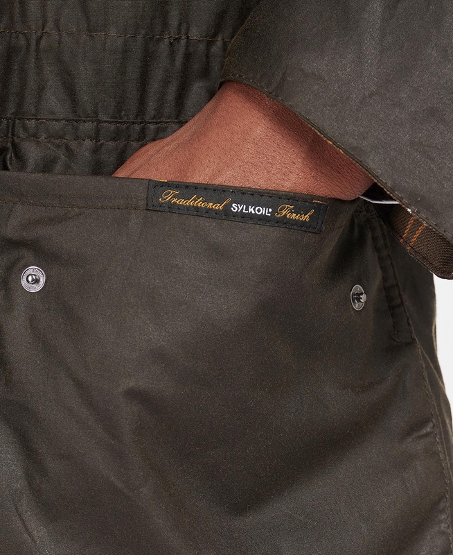 Barbour Classic Durham® Férfi Viaszos Kabát Olivazöld | 485673-ZPO