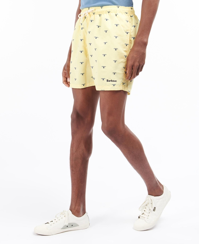 Barbour Coastal Swim Férfi Nadrág Sárga | 351480-WRL